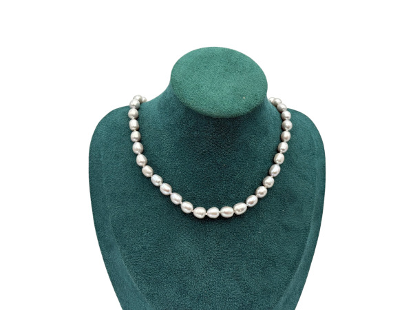 Exclusief Zoetwaterparel Collier met Bolsluiting – foto 2 – kavel bij XL Auctions