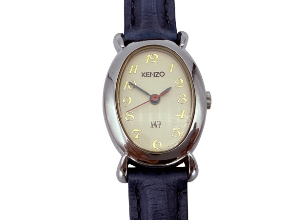 Kenzo | Vintage Ovaal Dameshorloge met Lederen Band – foto 7 – kavel bij XL Auctions