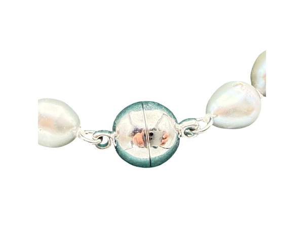 Exclusief Zoetwaterparel Collier met Bolsluiting – foto 4 – kavel bij XL Auctions
