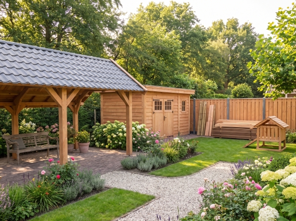 Overkappingen, Tuinhuizen, Schuttingen & Tuinhout