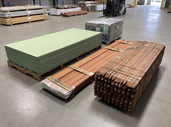 Hout, doe-het-zelf artikelen en gevelbekleding