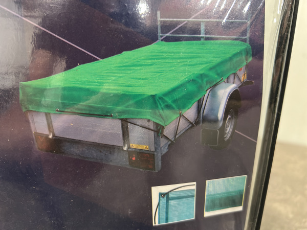 4x Konvox aanhangwagennet 2,5x5m fijnmazig met elastiek – foto 5 – kavel bij XL Auctions