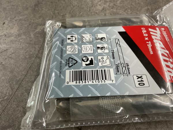 10x Makita dubbelzijdige metaalboor B-26842 ø8,0x79mm – foto 3 – kavel bij XL Auctions