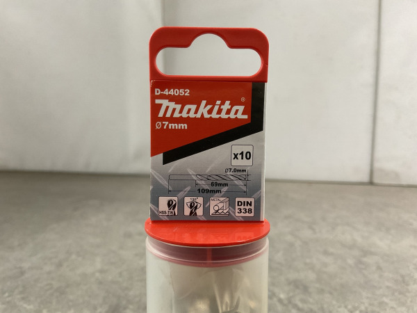 10x Makita metaalboor ø7x109mm 10-pack HSS-TiN – foto 3 – kavel bij XL Auctions