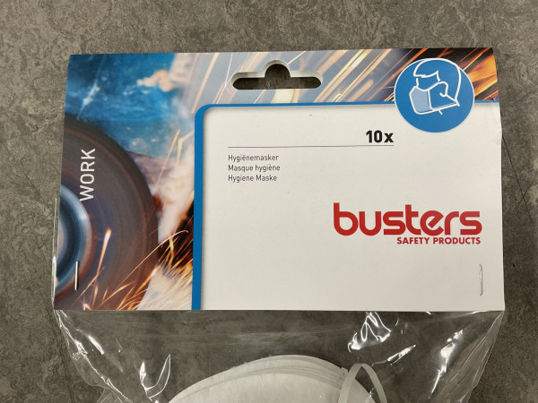 28x Busters mondmasker 10-pack – foto 2 – kavel bij XL Auctions