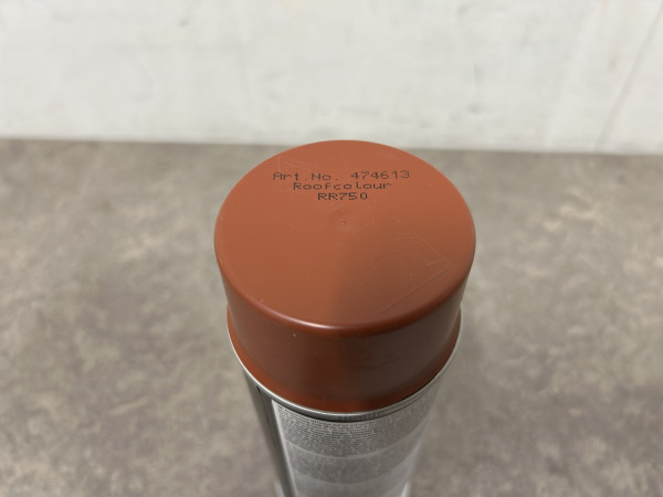 12x Motip metaaldakverf 400ml baksteenrood – foto 3 – kavel bij XL Auctions