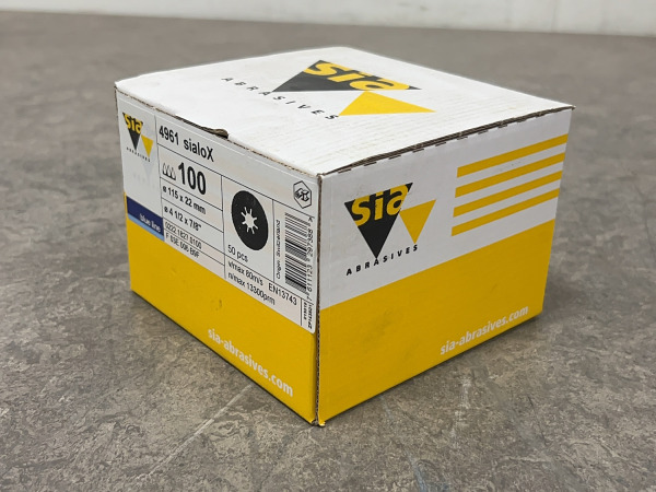 3x Sia schuurschijf P100 ø115mm Sialox 50-pack – foto 4 – kavel bij XL Auctions