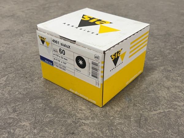 4x Sia schuurschijf P60 ø115mm 50-pack Sialox – foto 2 – kavel bij XL Auctions