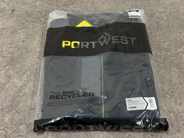 4x Portwest werkjas maat L PW3 zwart/grijs – kavel bij XL Auctions