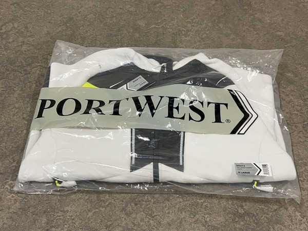 3x Portwest hoodie maat XL DX472 wit – foto 5 – kavel bij XL Auctions