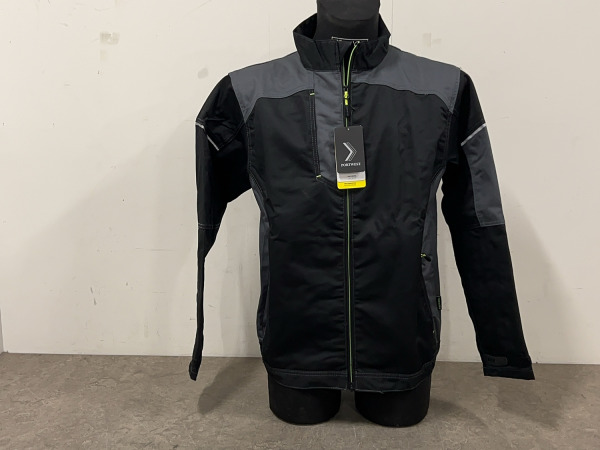 4x Portwest werkjas maat L PW3 zwart/grijs – foto 2 – kavel bij XL Auctions