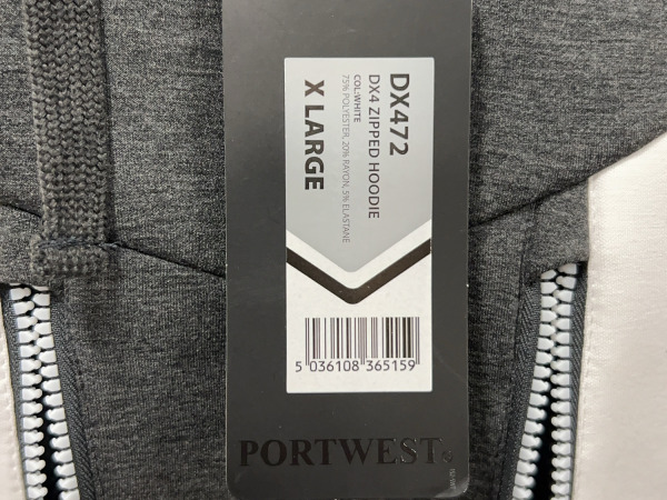 3x Portwest hoodie maat XL DX472 wit – foto 7 – kavel bij XL Auctions