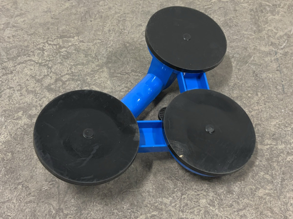 5x Silverline driedubbele glasdrager 100kg – foto 4 – kavel bij XL Auctions