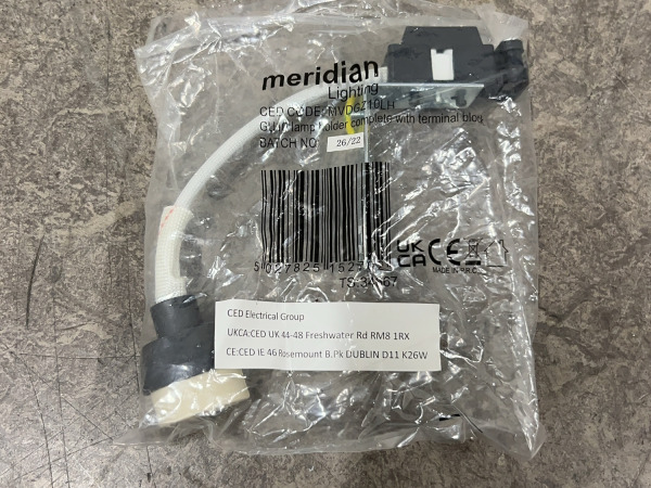 10x Meridian lamphouder – kavel bij XL Auctions