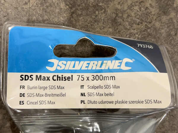 15x Silverline beitel 75x300mm SDS-Max – foto 5 – kavel bij XL Auctions