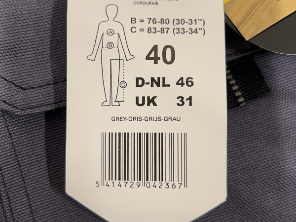 2x Dassy werkbroek maat 46 Jackson grijs – foto 8 – kavel bij XL Auctions