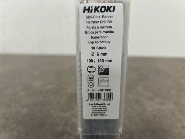 10x HiKOKI hamerboren SDS-plus ø6×160mm 10-pack – foto 5 – kavel bij XL Auctions