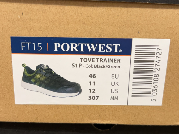 3x Portwest veiligheidsschoen maat 46 S1P Tove – foto 8 – kavel bij XL Auctions