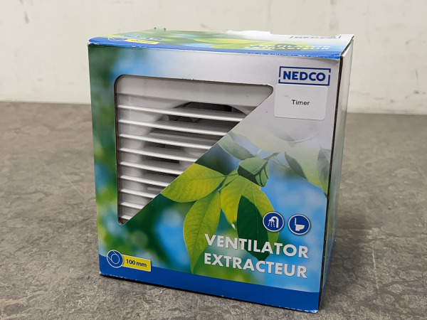 Nedco badkamer-/toiletventilator set 2-delig – foto 4 – kavel bij XL Auctions