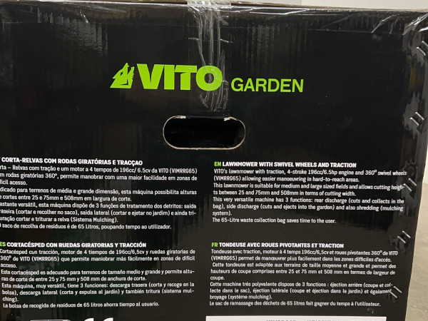 Vito grasmaaier 25-75cm 4-takt VIMRRG65 – foto 8 – kavel bij XL Auctions