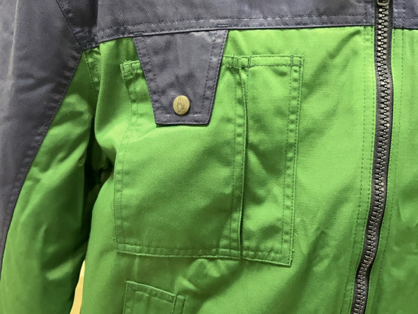 Mascot pilotenjas maat L Bolzano groen/blauw – foto 3 – kavel bij XL Auctions
