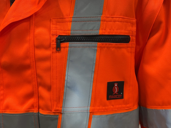 Mascot pilotjas maat 2XL Innsbruck oranje – foto 3 – kavel bij XL Auctions