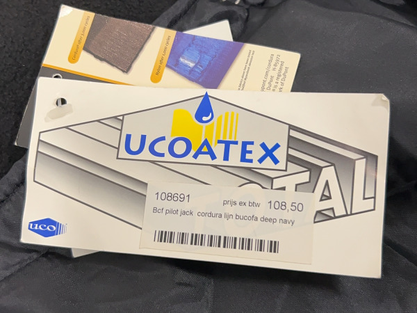 Ucoatex pilotenjas maat L Cordura blauw – foto 8 – kavel bij XL Auctions