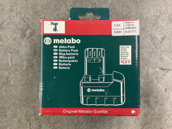 Metabo accu-pack NiMH 3Ah 15,6V – foto 3 – kavel bij XL Auctions