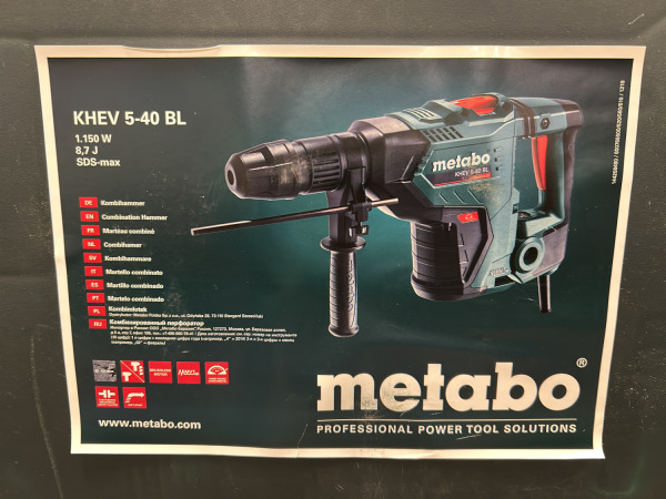 Metabo combihamer 1150W KHEV 5-40 BL – foto 2 – kavel bij XL Auctions