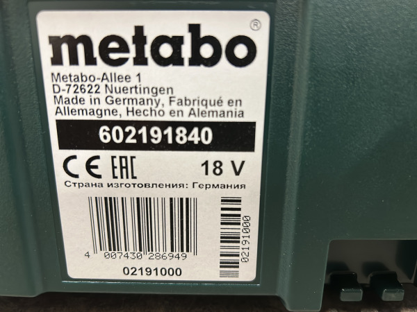 Metabo boorschroefmachine body BS 18 LTS Impuls – foto 5 – kavel bij XL Auctions