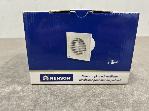 Renson ventilator ø125mm met vochtsensor en timer Greenwave – foto 6 – kavel bij XL Auctions