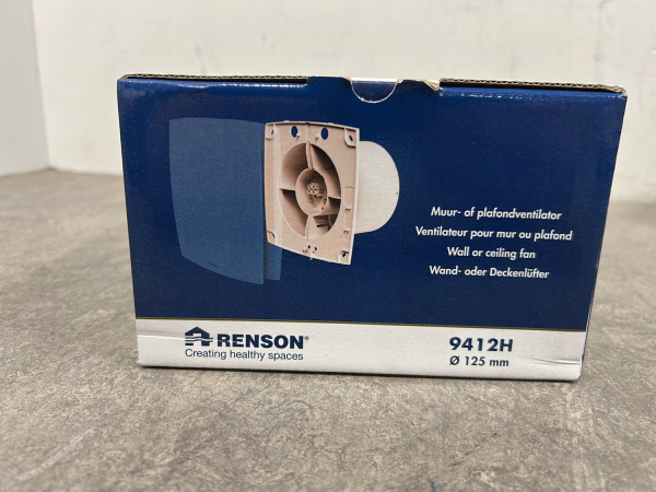 Renson ventilator met vochtsensor ø125mm Greenwave – foto 3 – kavel bij XL Auctions