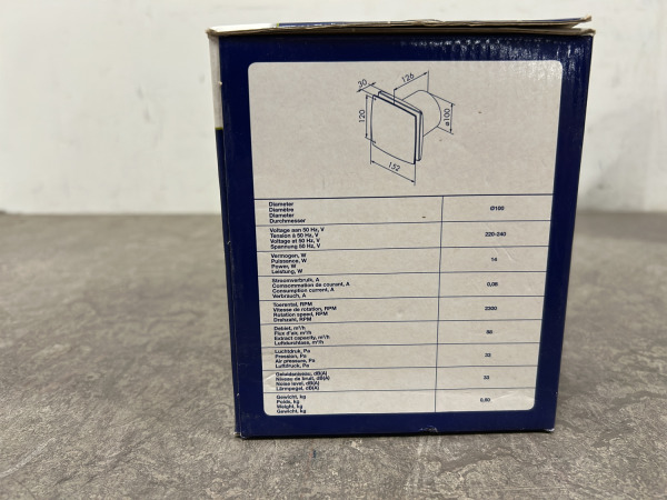 Renson ventilator ø100mm grijs – foto 5 – kavel bij XL Auctions