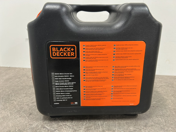 Black & Decker cirkelzaag ø66mm 1500W CS1550K – foto 4 – kavel bij XL Auctions