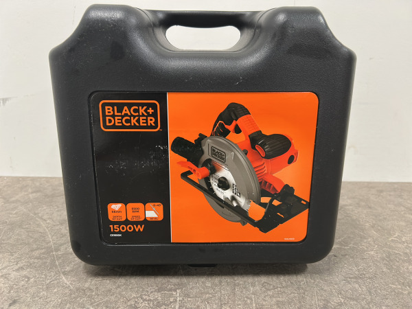 Black & Decker cirkelzaag ø66mm 1500W CS1550K – foto 6 – kavel bij XL Auctions