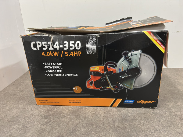 Norton doorslijpmachine benzine ø350 mm Clipper CP514 – foto 7 – kavel bij XL Auctions