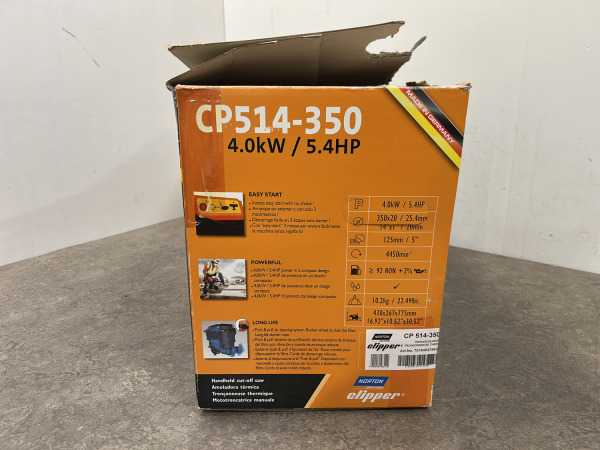 Norton doorslijpmachine benzine ø350 mm Clipper CP514 – foto 8 – kavel bij XL Auctions