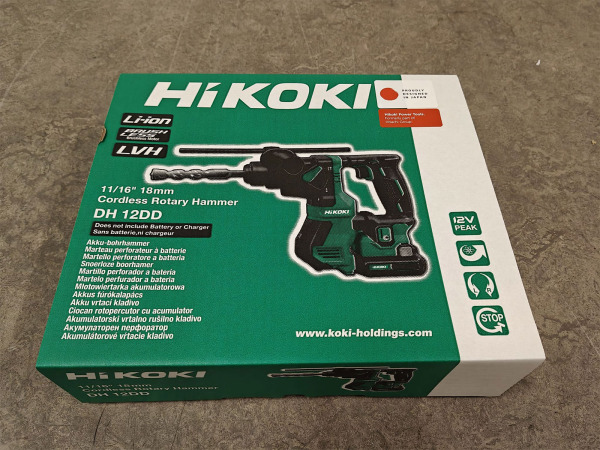 Hikoki boorhamer in doos SDS-Plus 12V DH12DD – foto 9 – kavel bij XL Auctions
