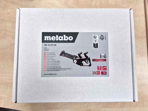 Metabo buizenslijper body RB18 LTX60 – foto 6 – kavel bij XL Auctions