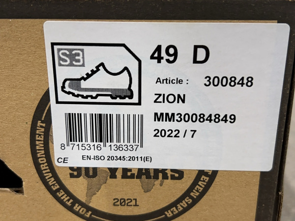Emma werkschoenen Zion S3 maat 49 – foto 6 – kavel bij XL Auctions