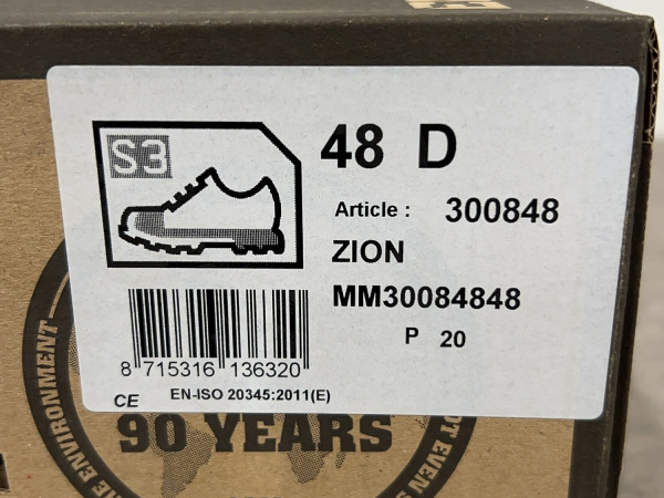 Emma werkschoenen Zion S3 maat 48 – foto 6 – kavel bij XL Auctions