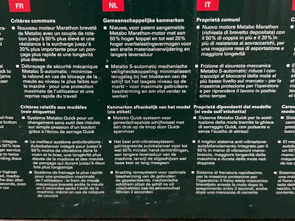 Metabo haakse slijper WEA 17-125 Quick – foto 4 – kavel bij XL Auctions