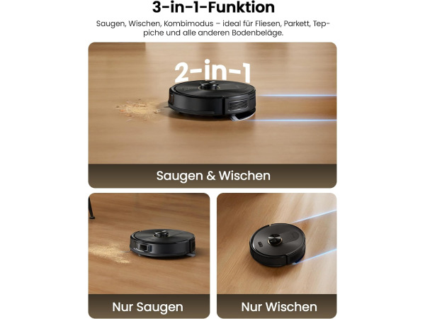 Proscenic Q20 Robotstofzuiger met dweilfunctie - 3-in-1 – foto 6 – kavel bij XL Auctions