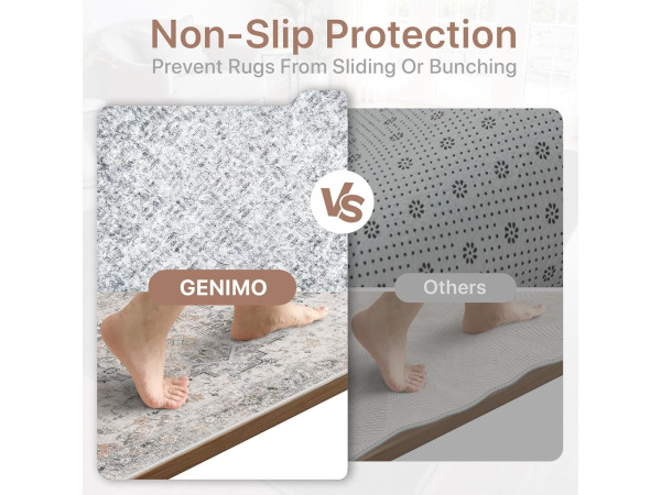GENIMO Tapijt - antislip - 200X290CM – foto 3 – kavel bij XL Auctions