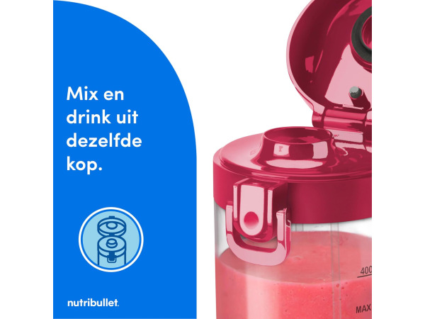 nutribullet Draagbare smoothiemaker - 475 ml - USB-C – foto 6 – kavel bij XL Auctions