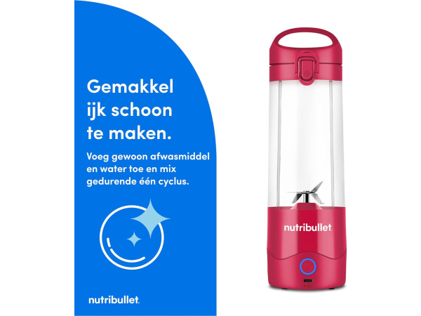 nutribullet Draagbare smoothiemaker - 475 ml - USB-C – foto 7 – kavel bij XL Auctions