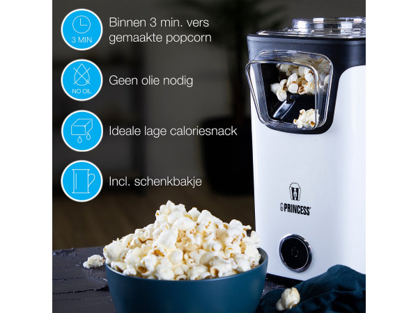 Princess Popcornmachine 292986 - Popcornmaker - 1100W – foto 4 – kavel bij XL Auctions