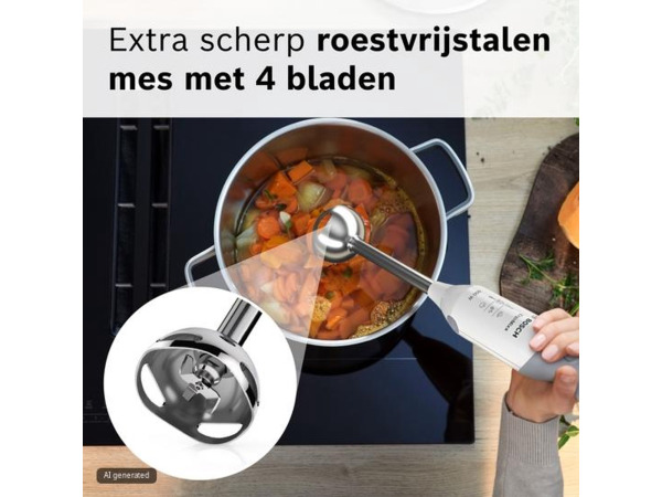 Bosch MSM66120 ErgoMixx - Staafmixer - 600W – foto 4 – kavel bij XL Auctions