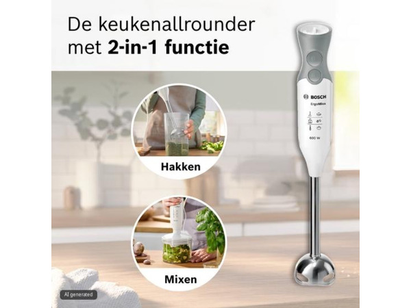 Bosch MSM66120 ErgoMixx - Staafmixer - 600W – foto 6 – kavel bij XL Auctions