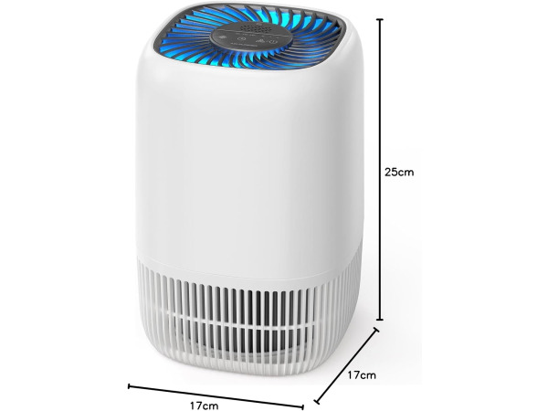AROEVE Luchtreiniger met H13 HEPA 3-traps filter - 5W – foto 6 – kavel bij XL Auctions